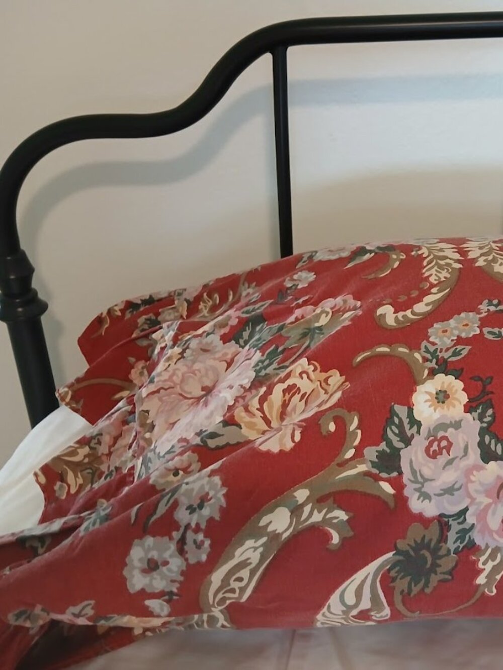 Vintage RALPH LAUREN Danielle Marseilles Ruffled KING Cottagecore Pillowcase